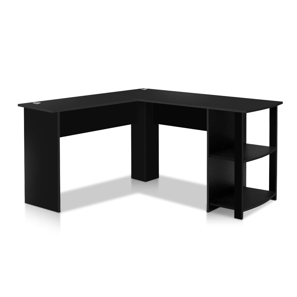 Office Computer Desk Corner Student Study Table Workstation L-Shape Black Fast shipping On sale