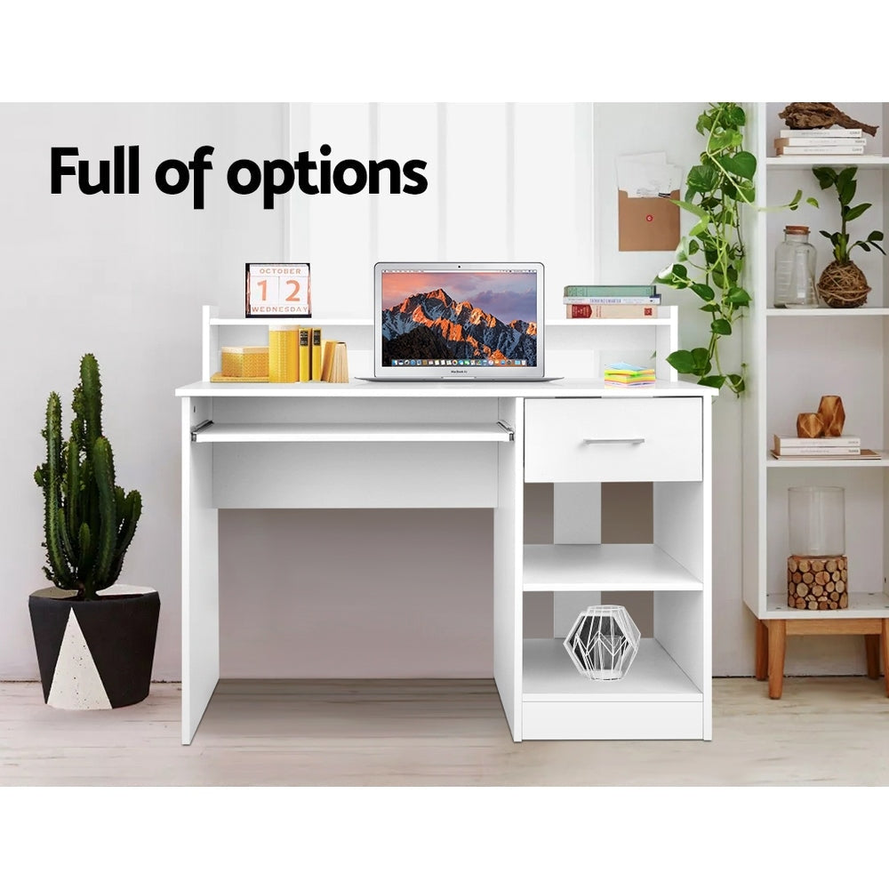 Office Computer Desk with Storage - White Fast shipping On sale