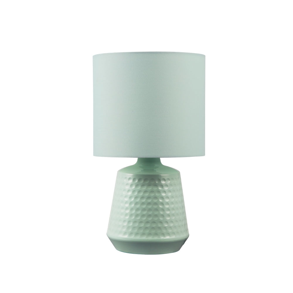 Osso Classic Touch Metal Table Lamp Light Fabric Shade - Green Fast shipping On sale