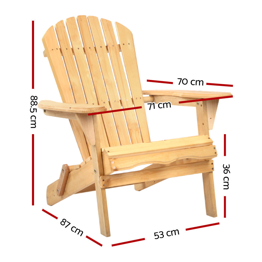 Outdoor Chairs Furniture Beach Chair Lounge Wooden Adirondack Garden Patio Fast shipping On sale