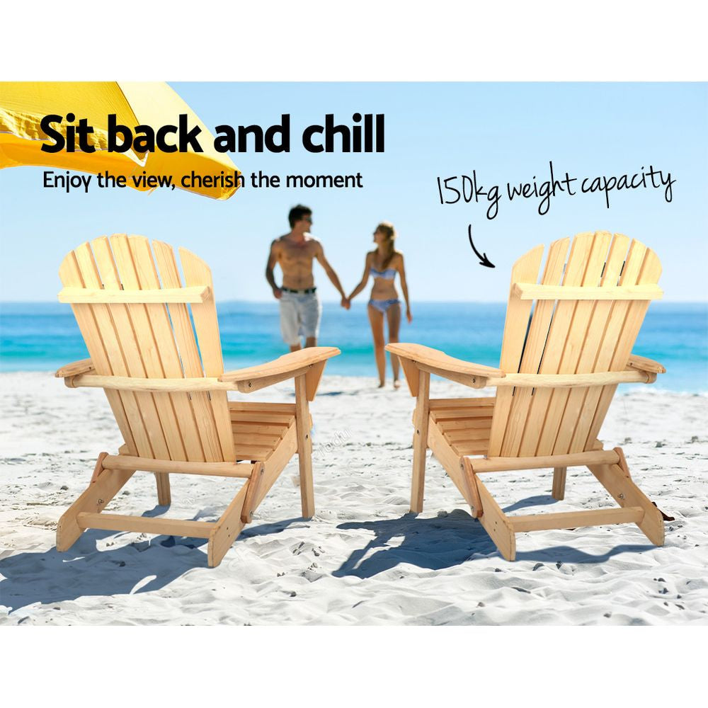 Outdoor Chairs Furniture Beach Chair Lounge Wooden Adirondack Garden Patio Fast shipping On sale
