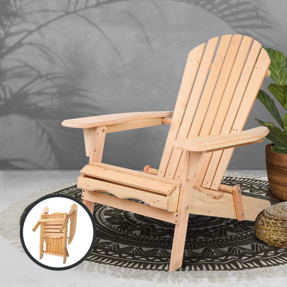 Outdoor Chairs Furniture Beach Chair Lounge Wooden Adirondack Garden Patio Fast shipping On sale