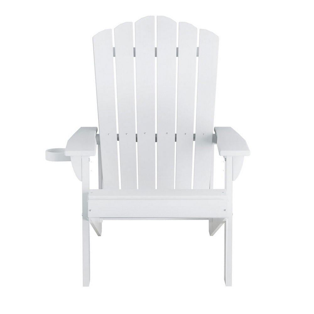 Outdoor Chairs HDPE Adirondack Beach Chair Sun Lounge Patio Furniture Garden white Fast shipping On sale