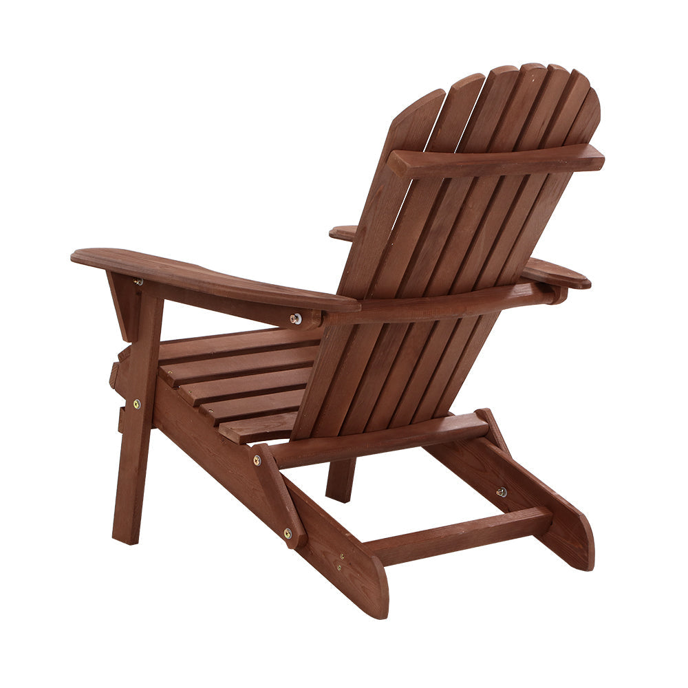 Outdoor Furniture Beach Chair Wooden Adirondack Patio Lounge Garden Fast shipping On sale