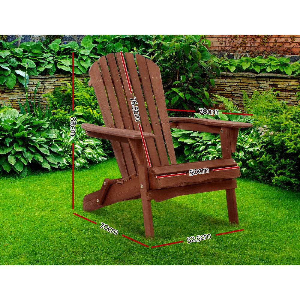 Outdoor Furniture Beach Chair Wooden Adirondack Patio Lounge Garden Fast shipping On sale