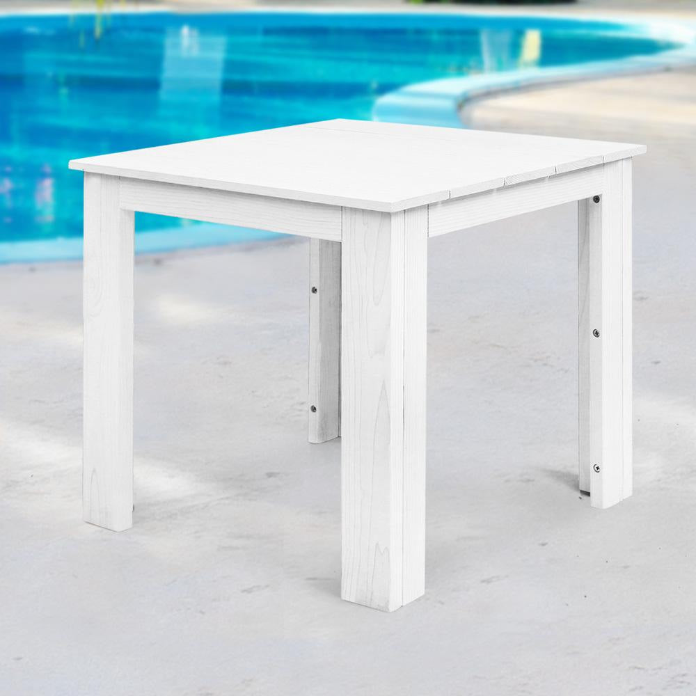 Outdoor Side Beach Table - White Furniture Fast shipping On sale