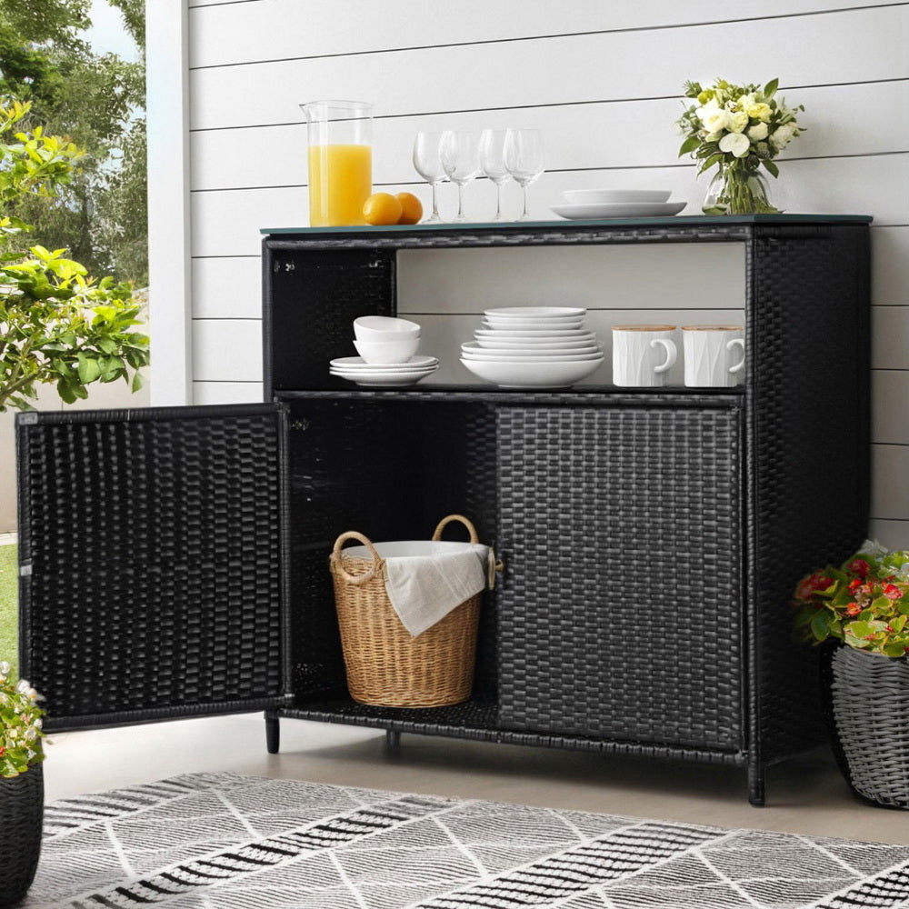 Outdoor Storage Cabinet Box Garage Wicker Shed Tools Shelf Chest Garden Furniture Fast shipping On sale