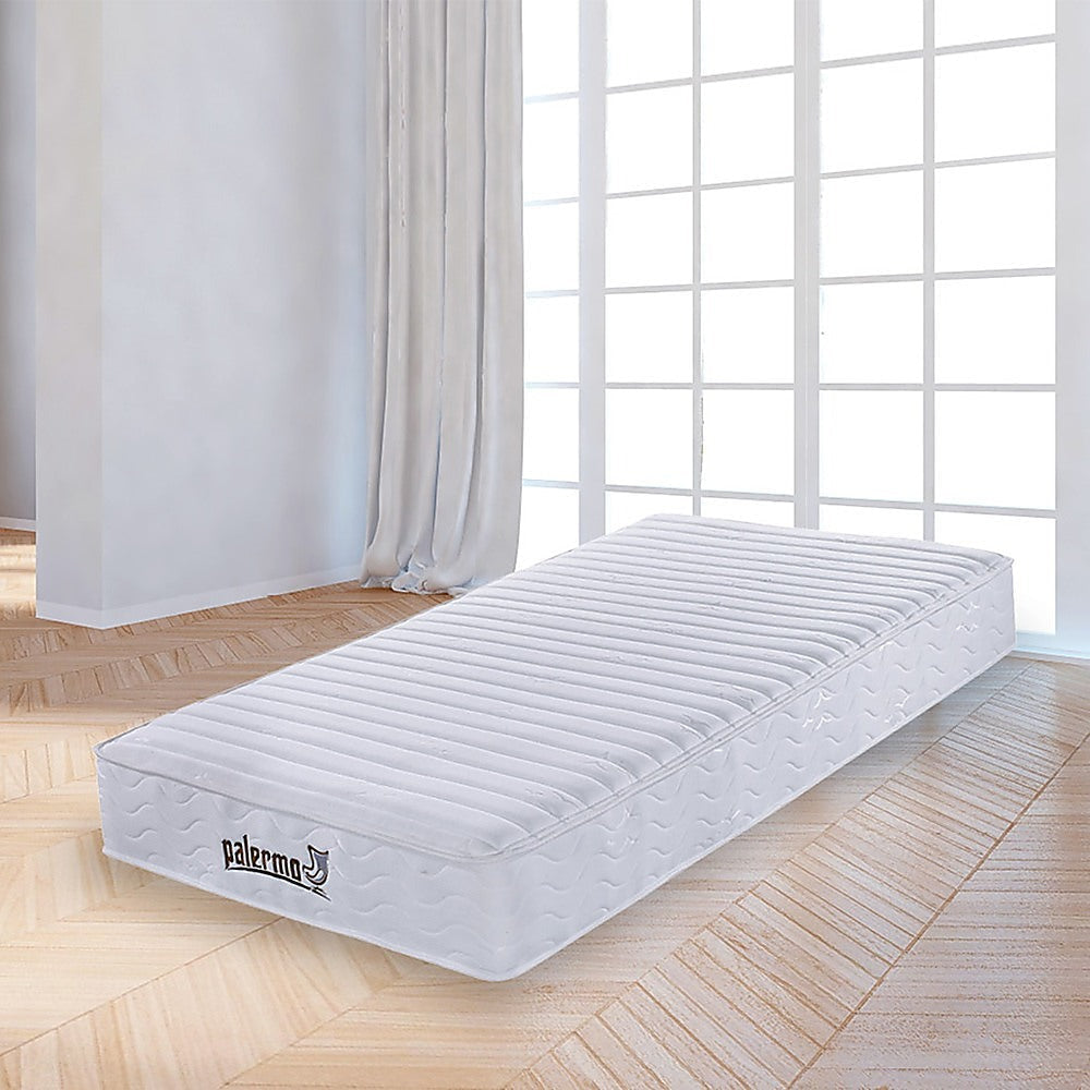 Palermo Contour 20cm Encased Coil King Single Mattress CertiPUR - US Certified Foam Fast shipping On sale