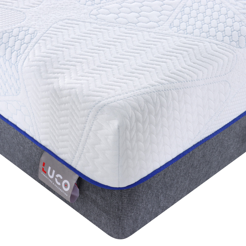 Paragon Breathable Knit Fabric Premium Memory Foam Mattress Double Fast shipping On sale