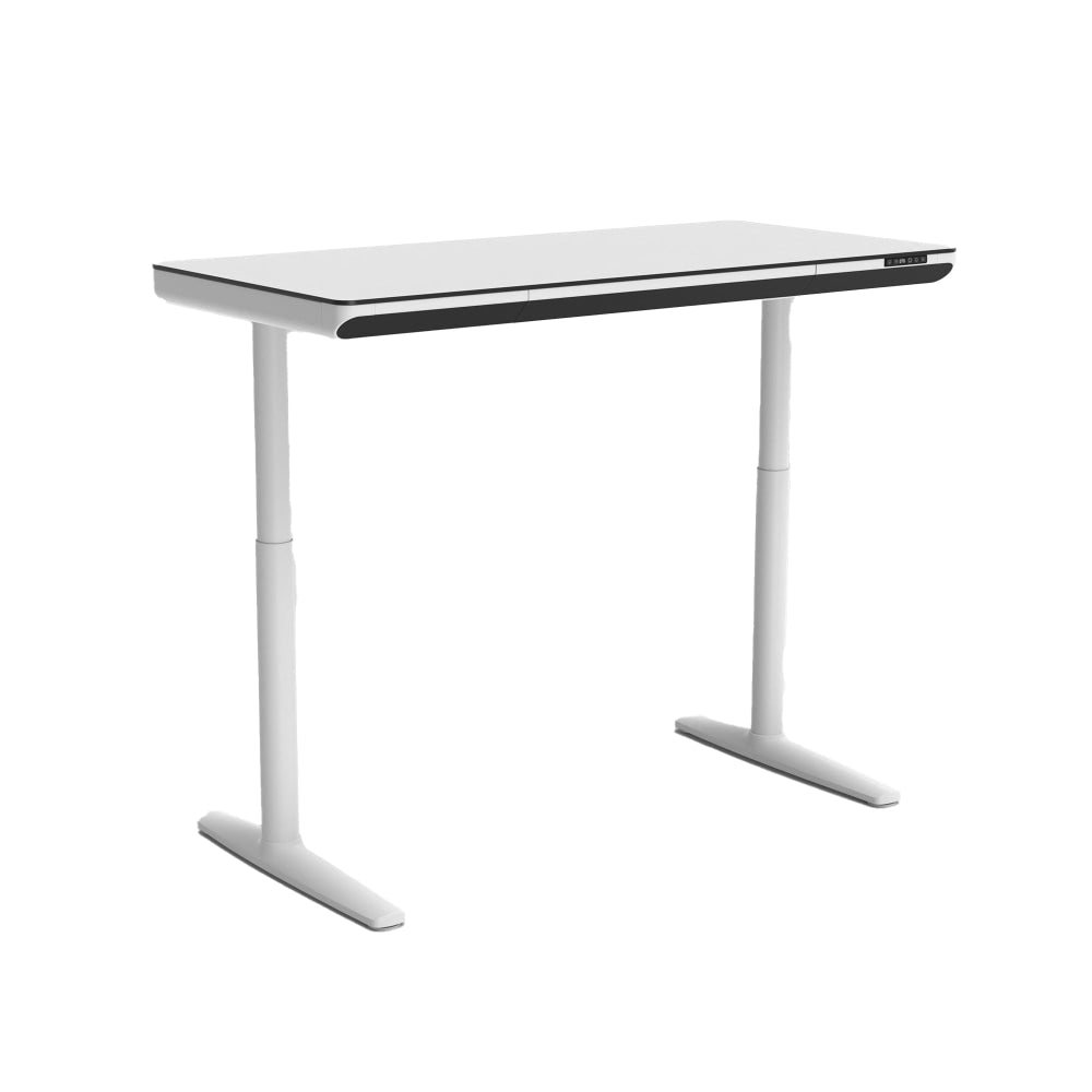 Parco Duo Motor Sit & Stand Comptuer Gaming Working Home Office Desk 140cm White Fast shipping On sale