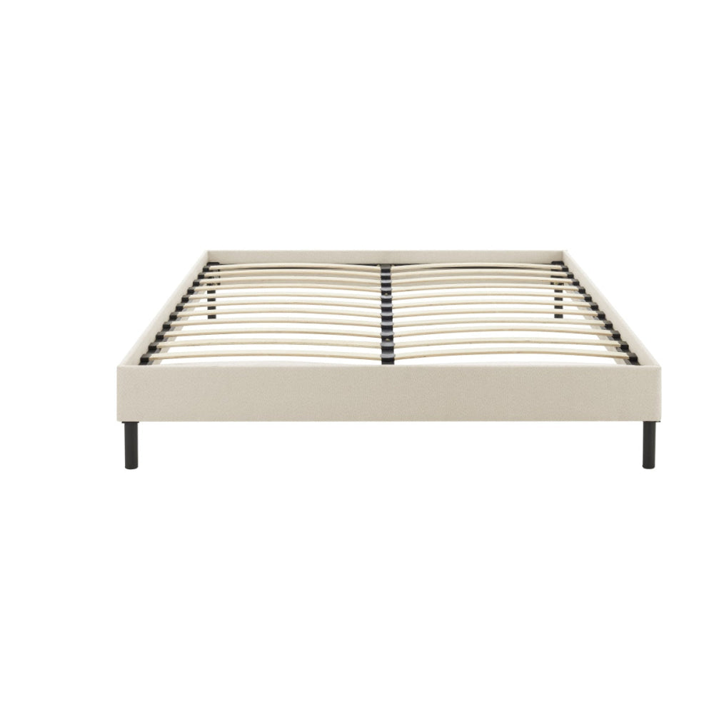 Parker Fabric Bed Base Frame King Size Black Fast shipping On sale