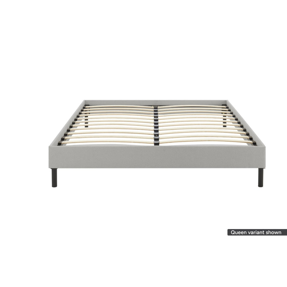 Parker Fabric Bed Base Frame King Size Black Fast shipping On sale