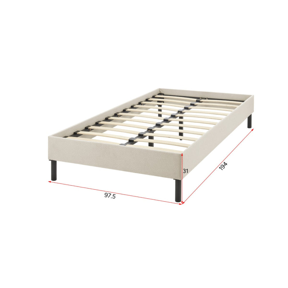 Parker Fabric Bed Base Frame Fast shipping On sale