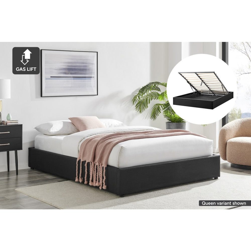 Parker Gas Lift Storage Bed Frame King Size Black Fast shipping On sale