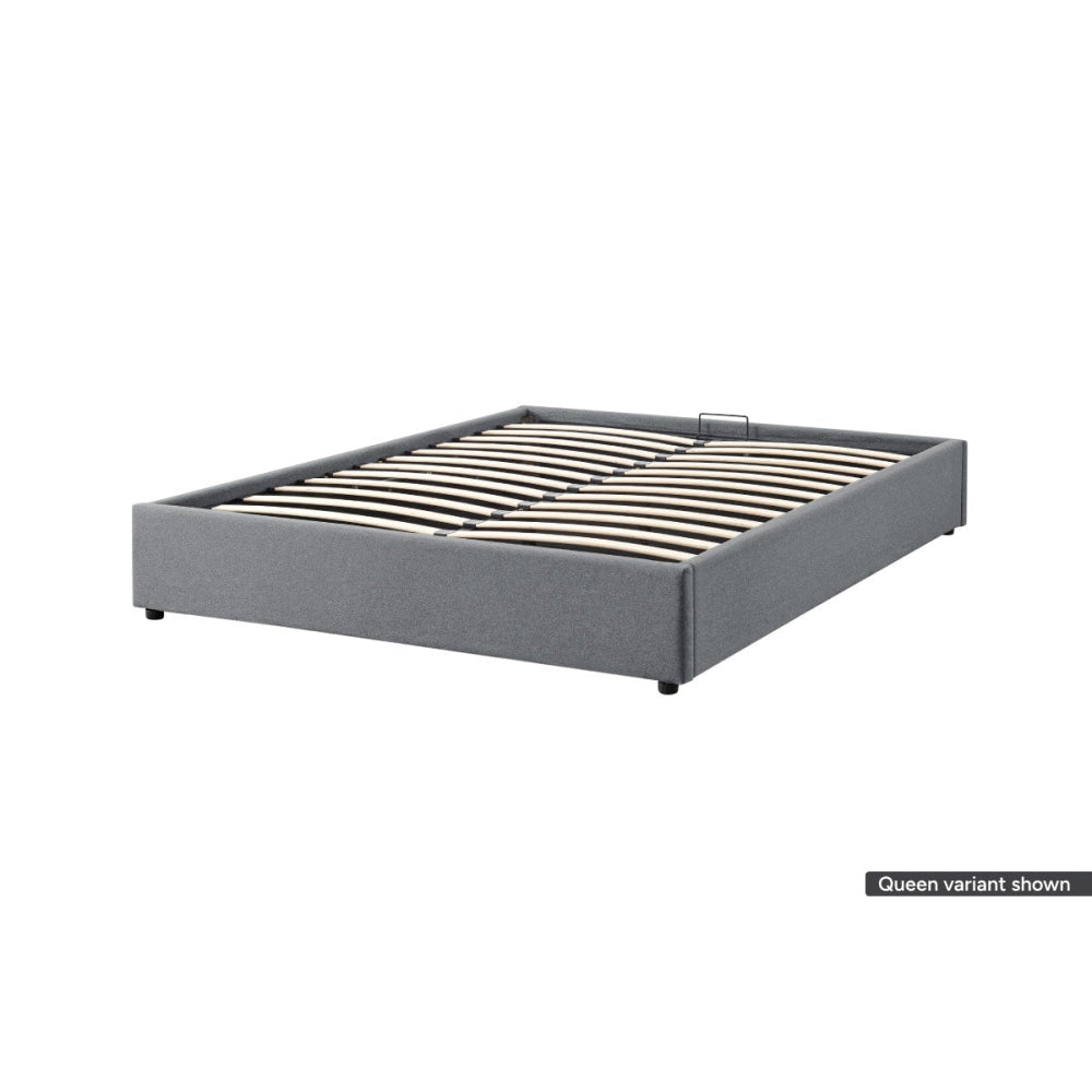 Parker Gas Lift Storage Bed Frame Grey Fast shipping On sale