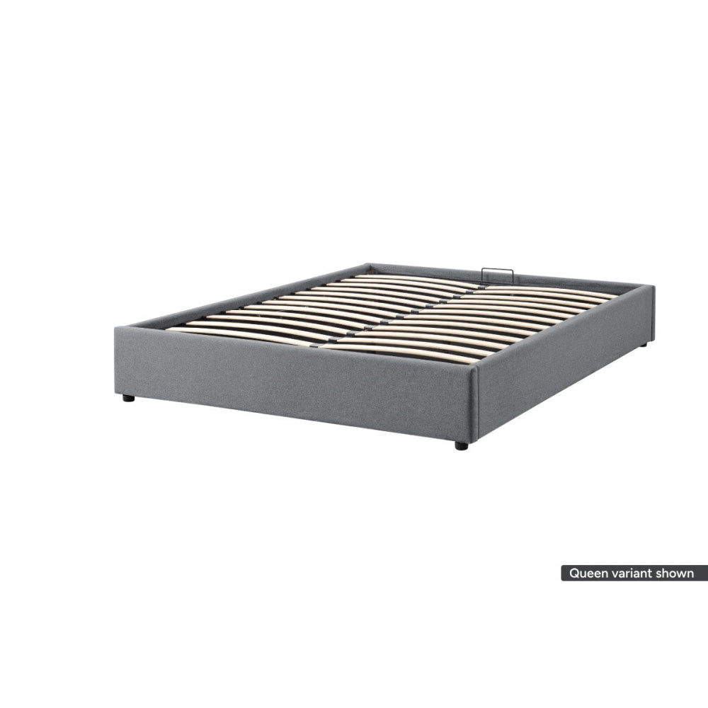 Parker Gas Lift Storage Bed Frame Grey Fast shipping On sale