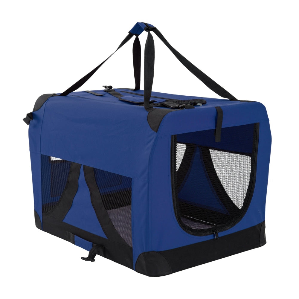 Paw Mate Blue Portable Soft Dog Cage Crate Carrier XL Cares Fast shipping On sale