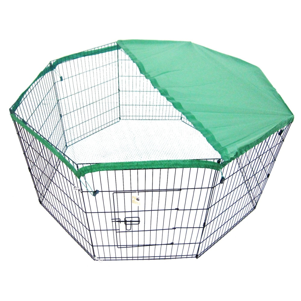 Paw Mate Green Net Cover for Pet Playpen 24in Dog Exercise Enclosure Fence Cage Cares Fast shipping On sale