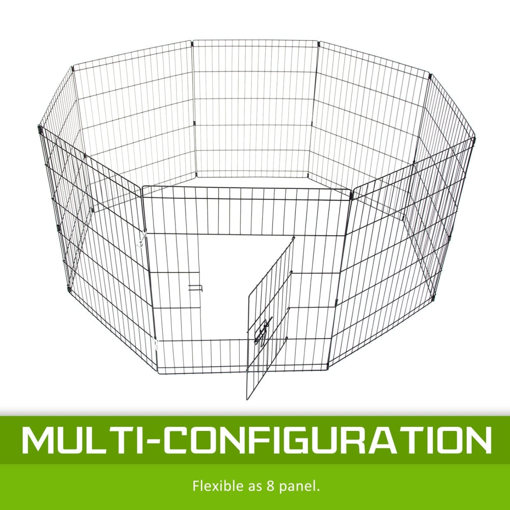 Paw Mate Pet Playpen 8 Panel 30in Foldable Dog Exercise Enclosure Fence Cage Cares Fast shipping On sale