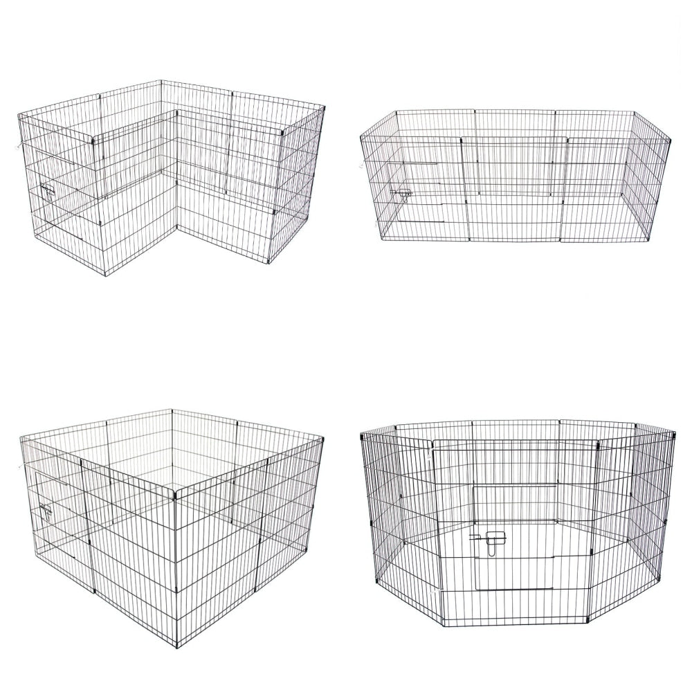 Paw Mate Pet Playpen 8 Panel 30in Foldable Dog Exercise Enclosure Fence Cage Cares Fast shipping On sale