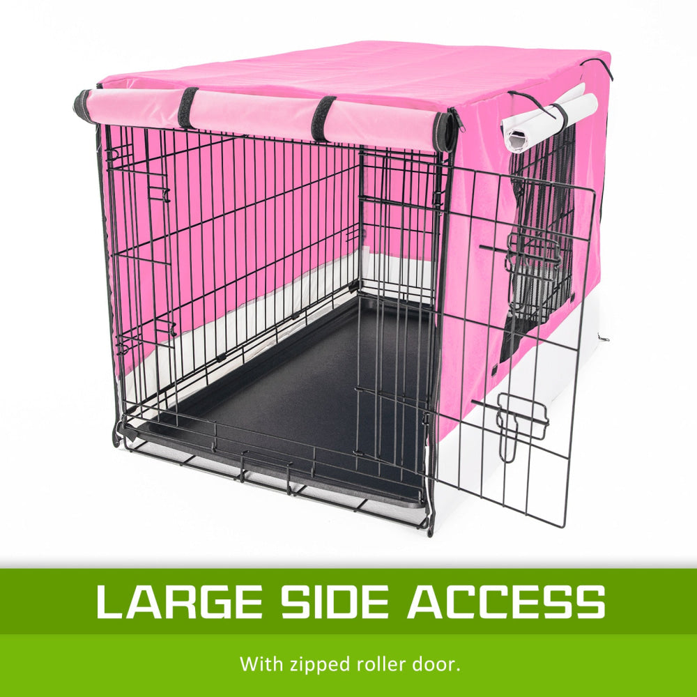 Paw Mate Pink Cage Cover Enclosure for Wire Dog Crate 24in Cares Fast shipping On sale