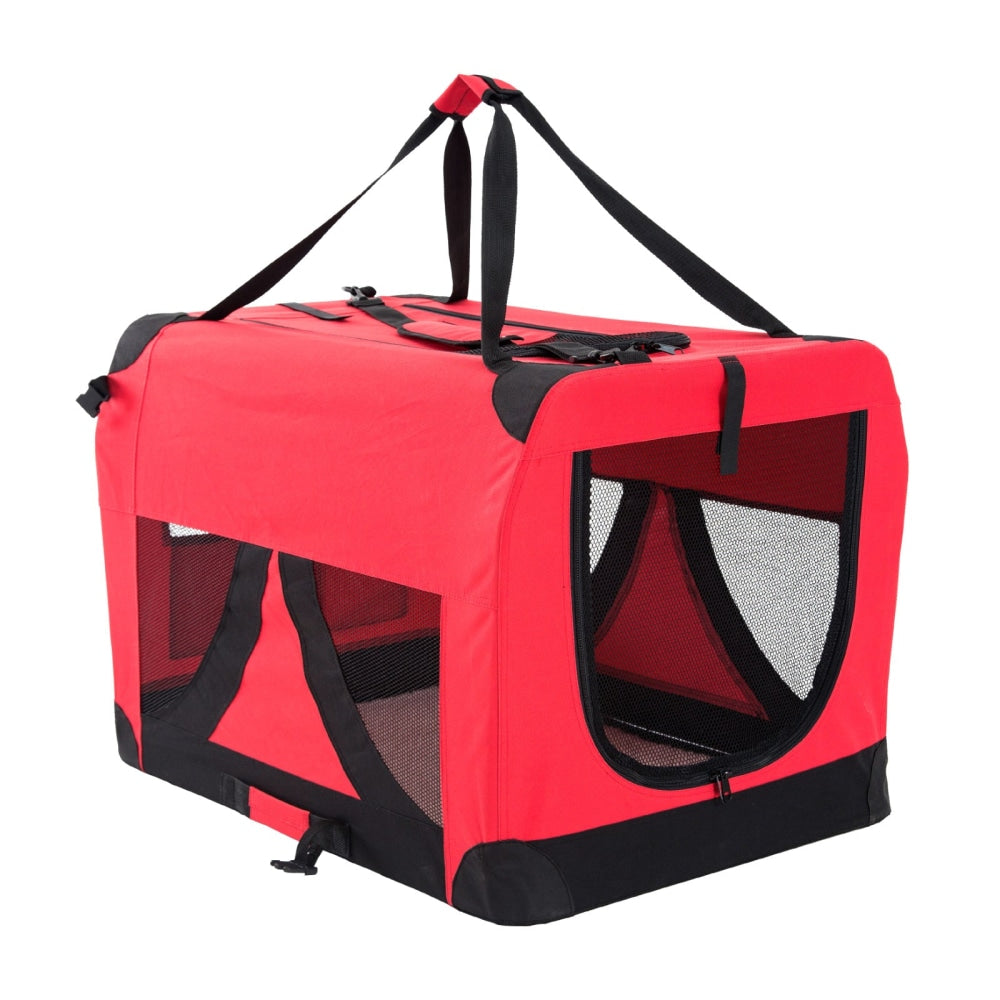 Paw Mate Red Portable Soft Dog Cage Crate Carrier XL Cares Fast shipping On sale