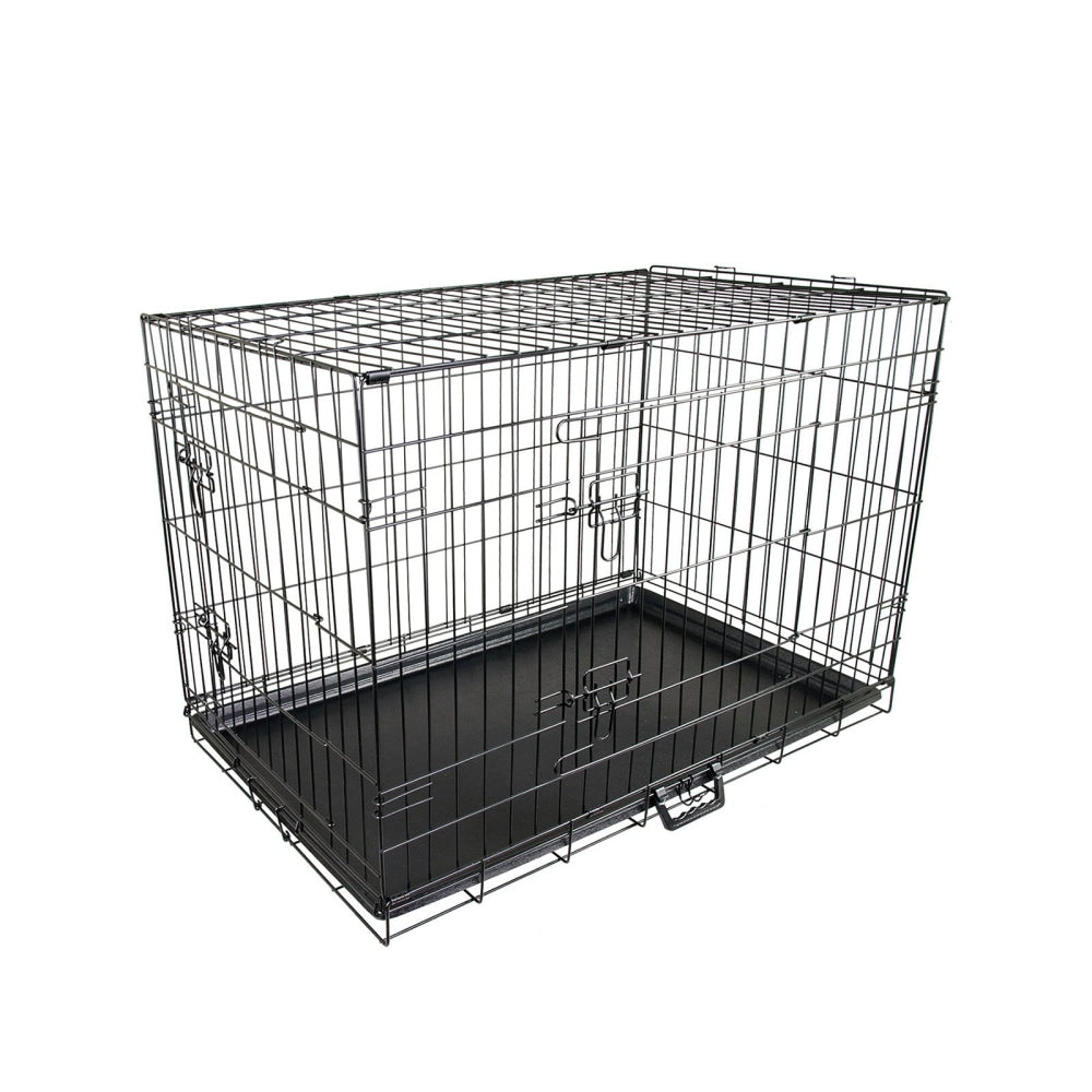 Paw Mate Wire Dog Cage Foldable Crate Kennel 30in with Tray Cares Fast shipping On sale