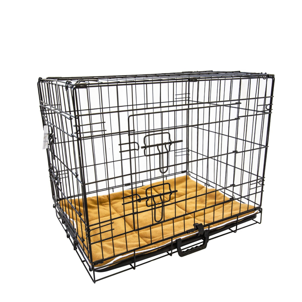 Paw Mate Wire Dog Cage Foldable Crate Kennel 36in withTray + Cushion Mat Combo Cares Fast shipping On sale