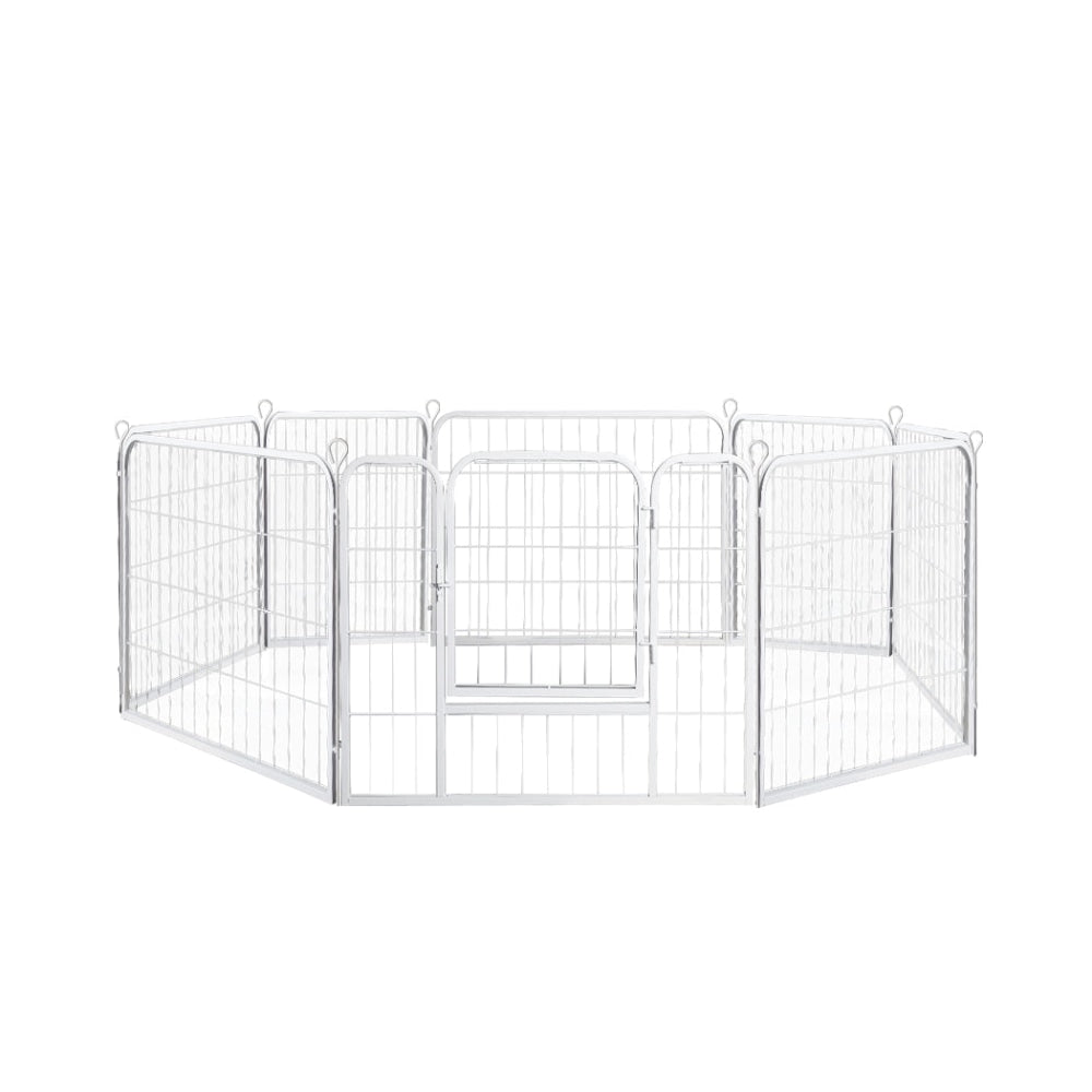 PaWz 8 Panel 24’’ Pet Dog Playpen Puppy Exercise Cage Enclosure Fence Metal Cares Fast shipping On sale