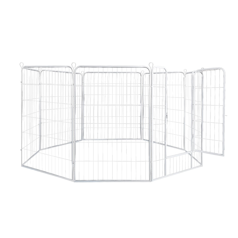 PaWz 8 Panel 32’’ Pet Dog Playpen Puppy Exercise Cage Enclosure Fence Metal Cares Fast shipping On sale