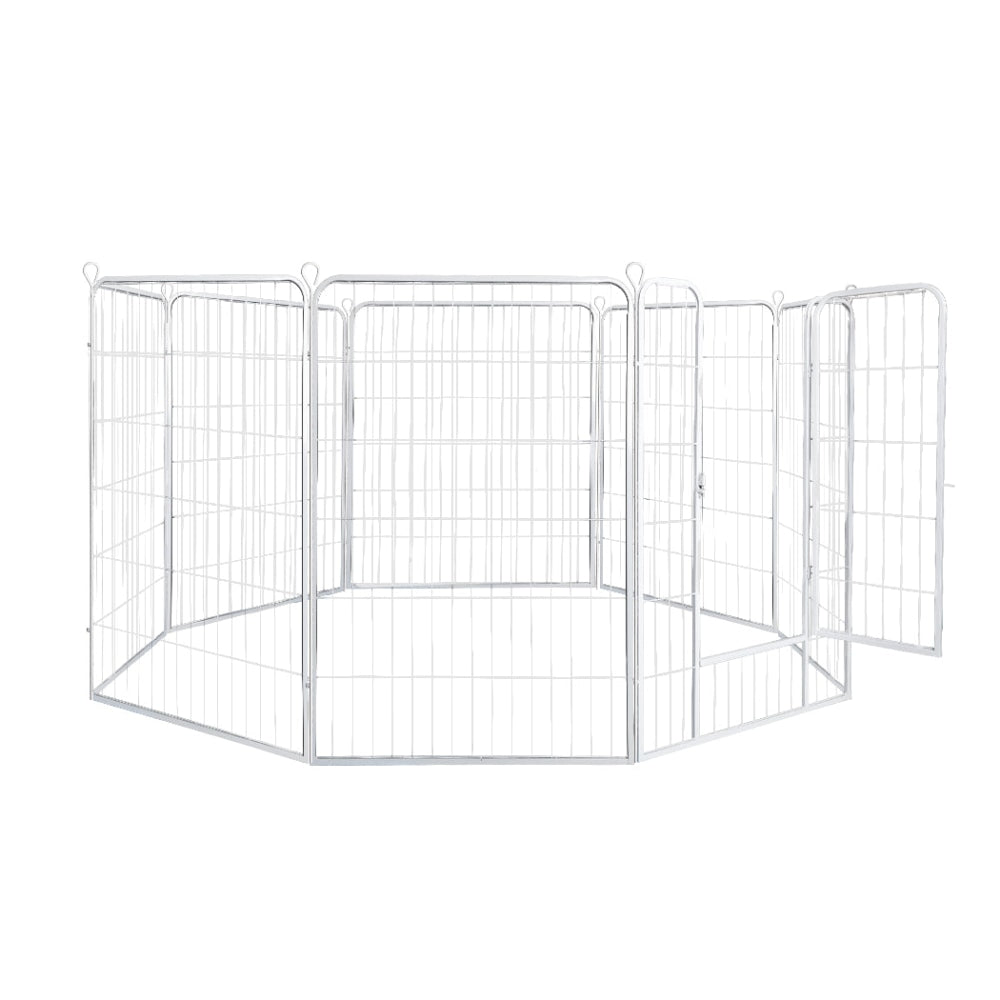 PaWz 8 Panel 48’’ Pet Dog Playpen Puppy Exercise Cage Enclosure Fence Metal Cares Fast shipping On sale