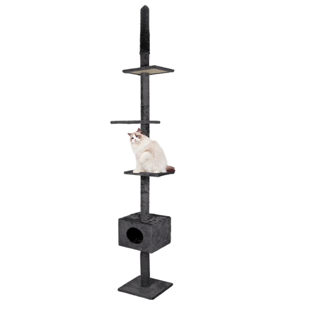 PaWz Cat Scratching Post Tree Condo Furniture Scratch Adjustable Height 248-288 Cares Fast shipping On sale