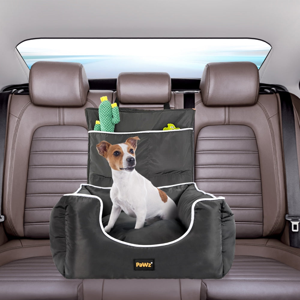 PaWz Dog Car Booster Seat Belt Pet Backrest Safe Protector Waterproof Travel Bed Cares Fast shipping On sale