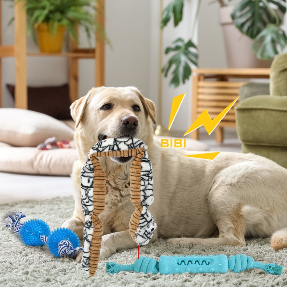 PaWz Dog Chew Toys Squeaky Puppy Pet Rope Plush Toy Teething 6 styles Cares Fast shipping On sale