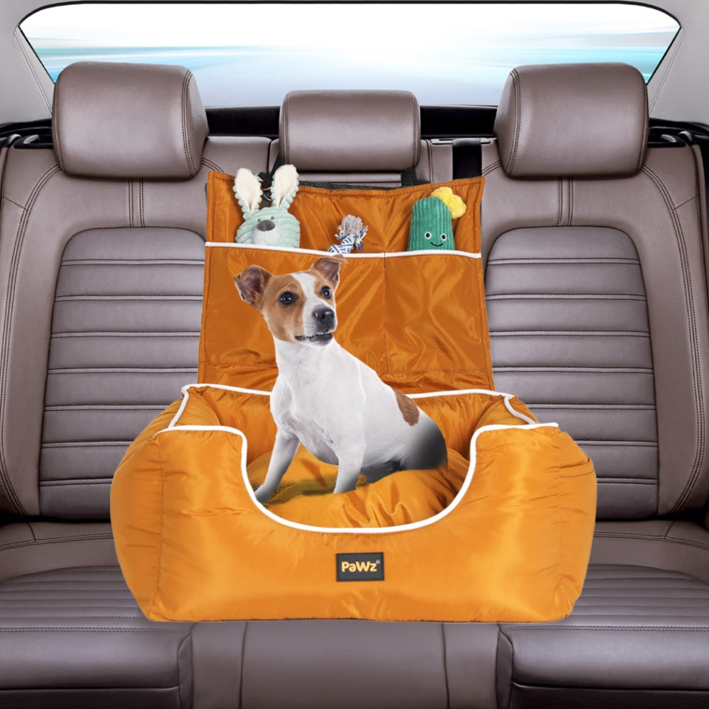 PaWz Pet Car Seat Travel Safety Carrier Bed Waterproof Removable Washable Large Dog Cares Fast shipping On sale