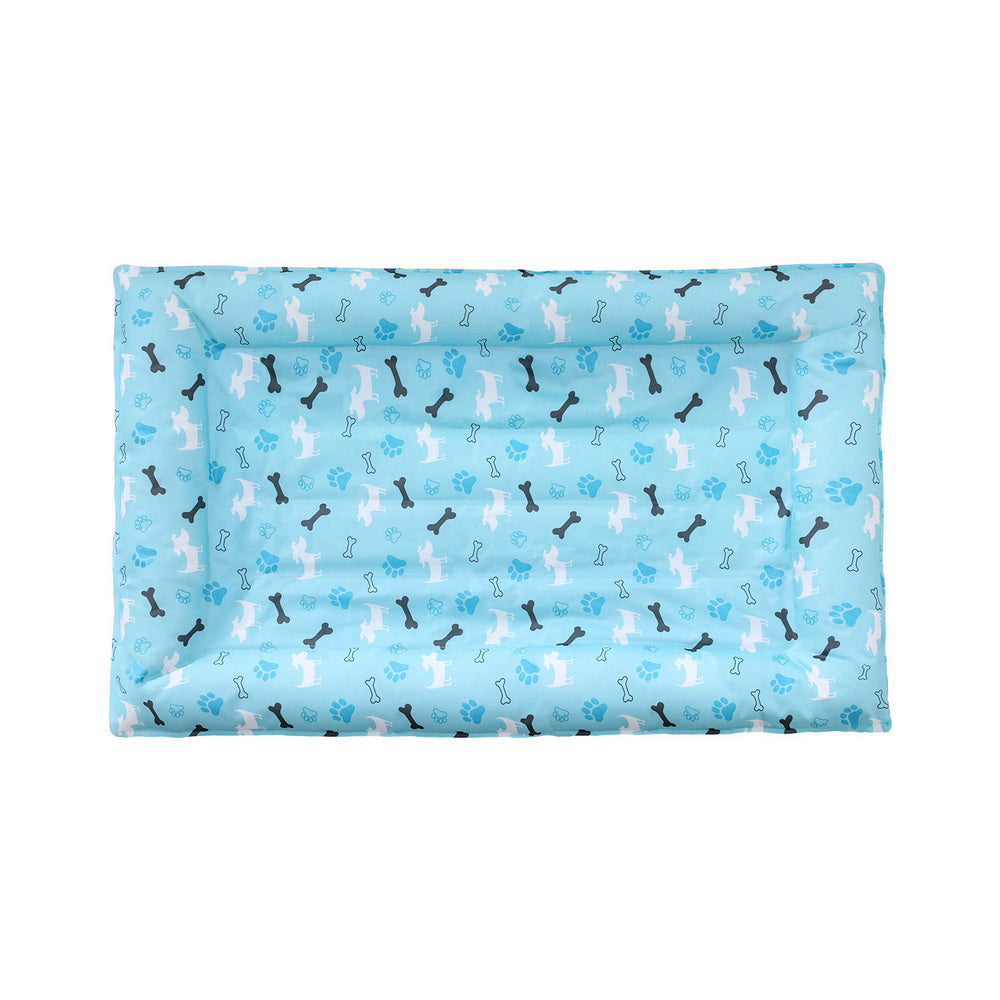 Pet Cooling Mat Gel Dog Cat Self-cool Puppy Pad Large Bed Summer Blue Cares Fast shipping On sale