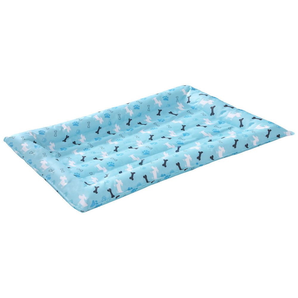 Pet Cooling Mat Gel Dog Cat Self-cool Puppy Pad Large Bed Summer Blue Cares Fast shipping On sale