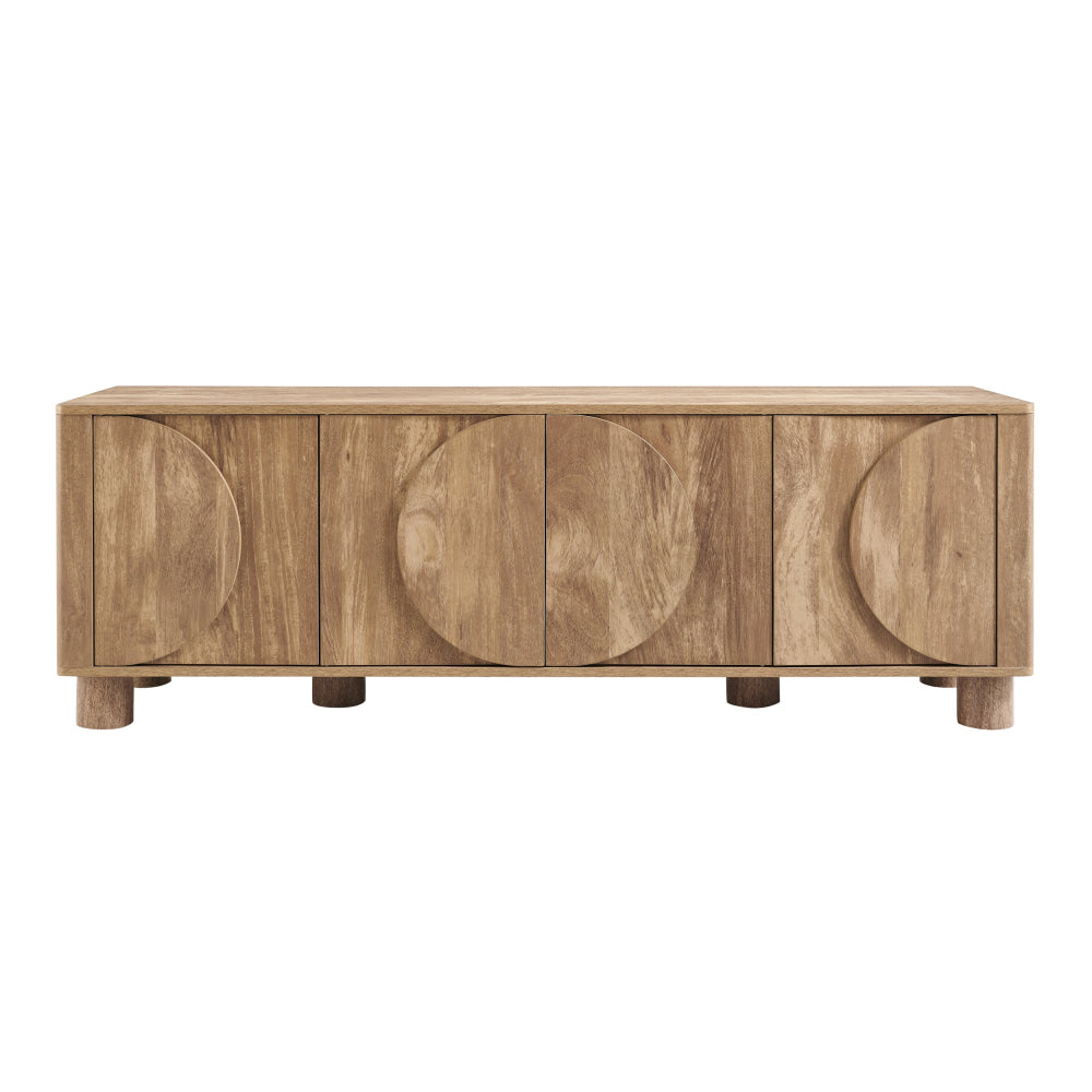 Momentous Living - Pico Woodgrain Lowline Entertainment Unit TV Stand 4 ...