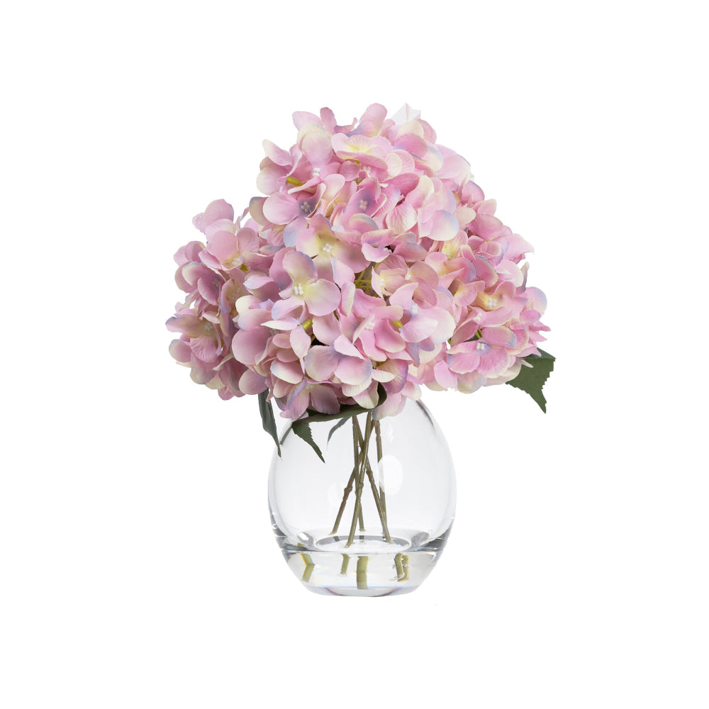 Pink Hydrangea 27cm Artificial Faux Plant Flower Decorative Mixed Arrangement Fast shipping On sale