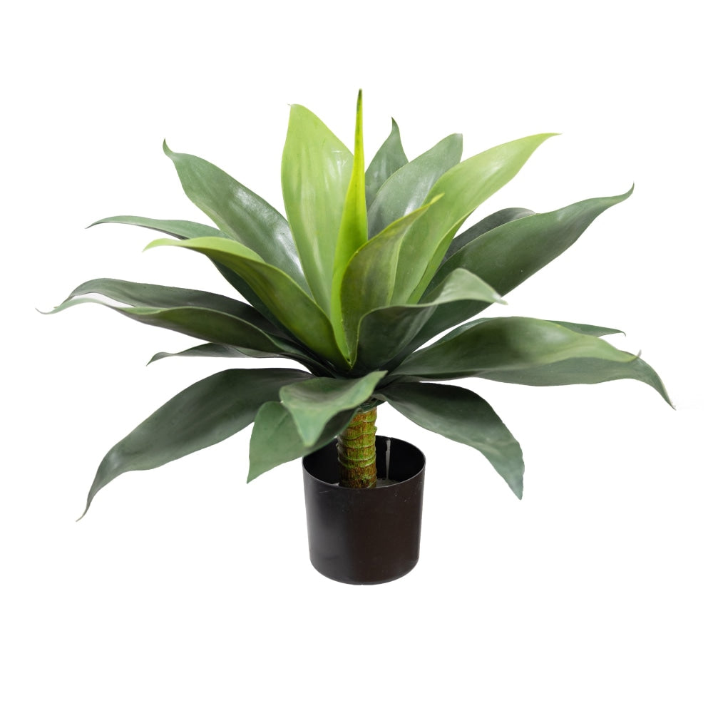 Potted Agave Artificial Faux Plant Decorative With 3 Pin Planter Green Fast shipping On sale
