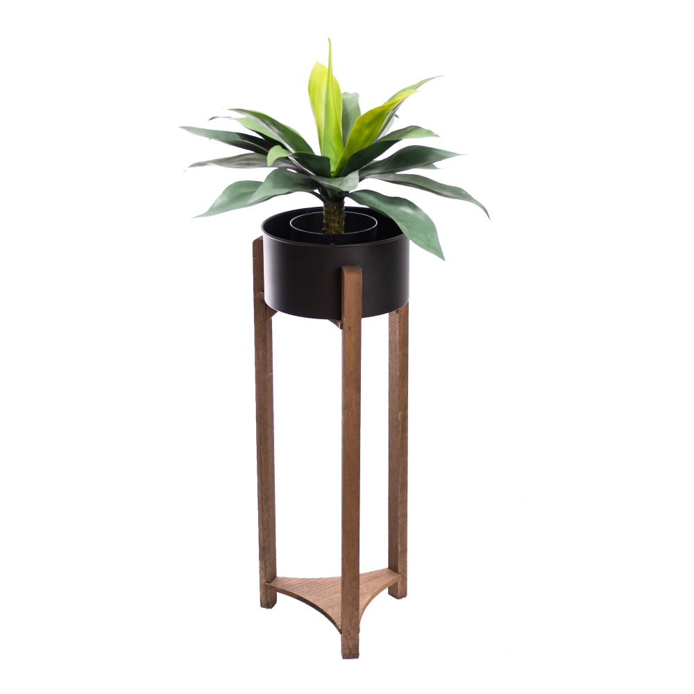 Potted Agave Artificial Faux Plant Decorative With Planter Green Fast shipping On sale