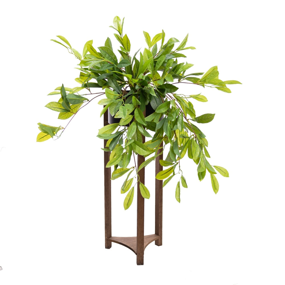 Potted Laurel Artificial Faux Plant Decorative With Planter Green Fast shipping On sale