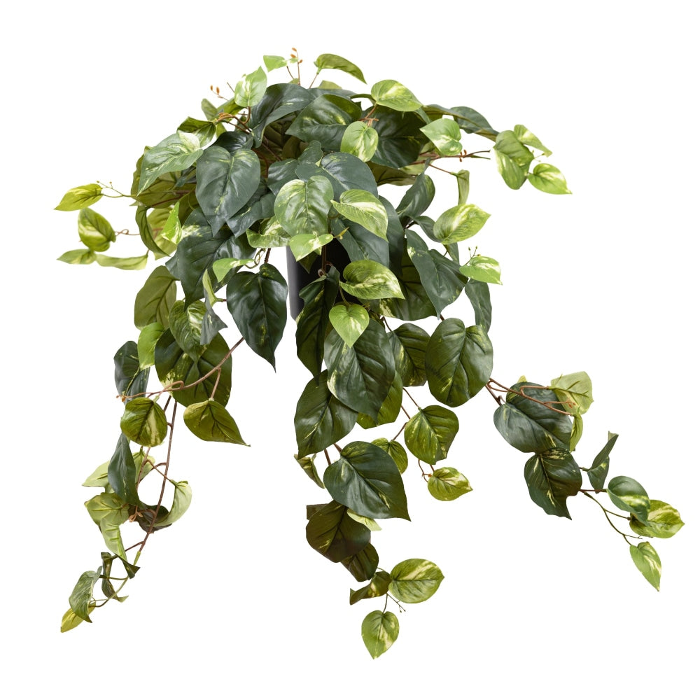Potted Pothos Artificial Faux Plant Decorative With Planter Green Fast shipping On sale