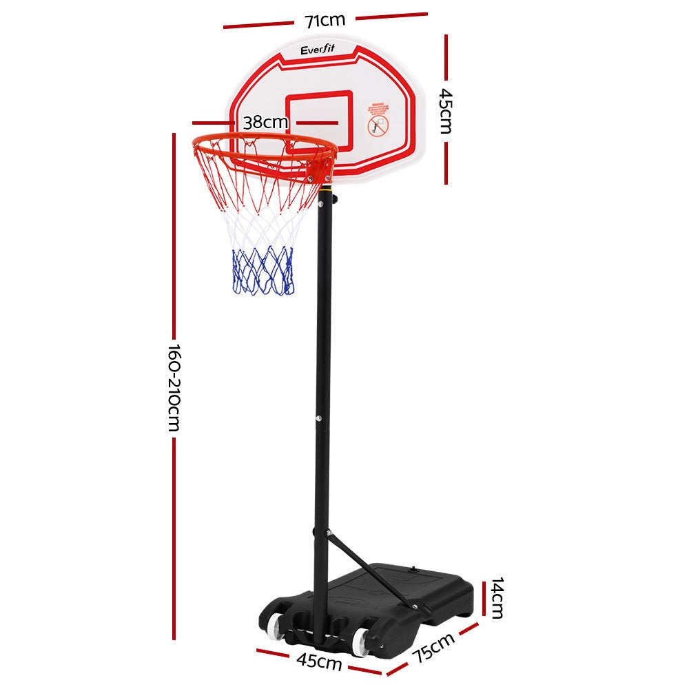Pro Portable Basketball Stand System Hoop Height Adjustable Net Ring Sports & Fitness Fast shipping On sale