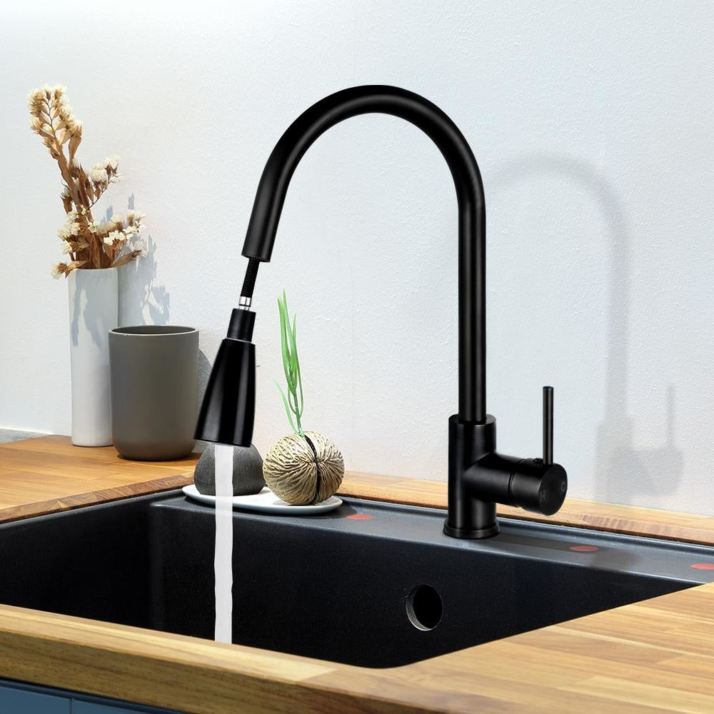 Pull - out Mixer Faucet Tap - Black & Shower Fast shipping On sale