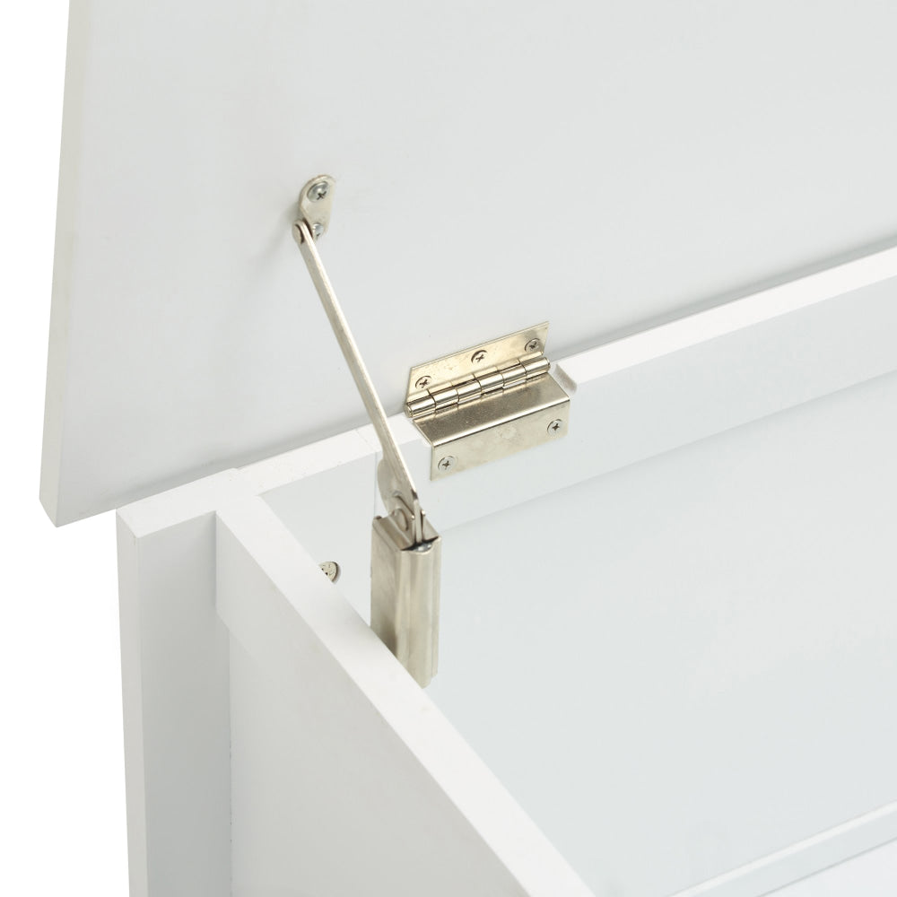 Que Multi-Purpose Indoor Outdoor Undercover Storage Organizer Box - White Furniture Fast shipping On sale