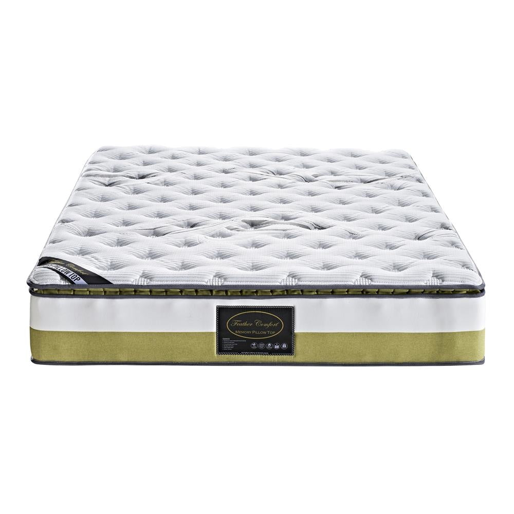Queen Mattress Memory Pillow Top Pocket Spring Foam Medium Firm Bed Fast shipping On sale