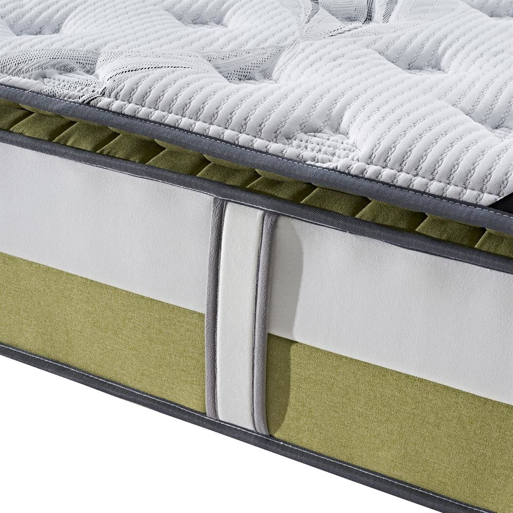 Queen Mattress Memory Pillow Top Pocket Spring Foam Medium Firm Bed Fast shipping On sale