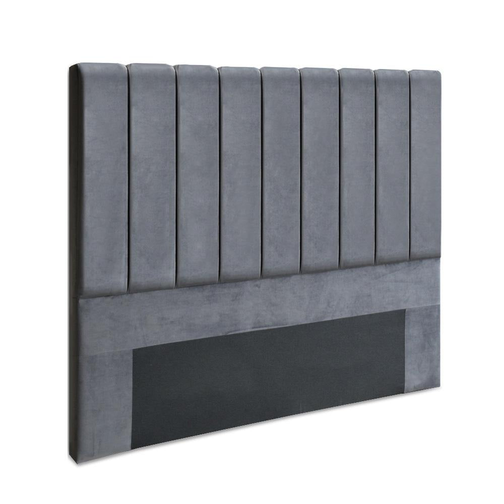Queen Size Fabric Bed Headboard - Grey Head Fast shipping On sale