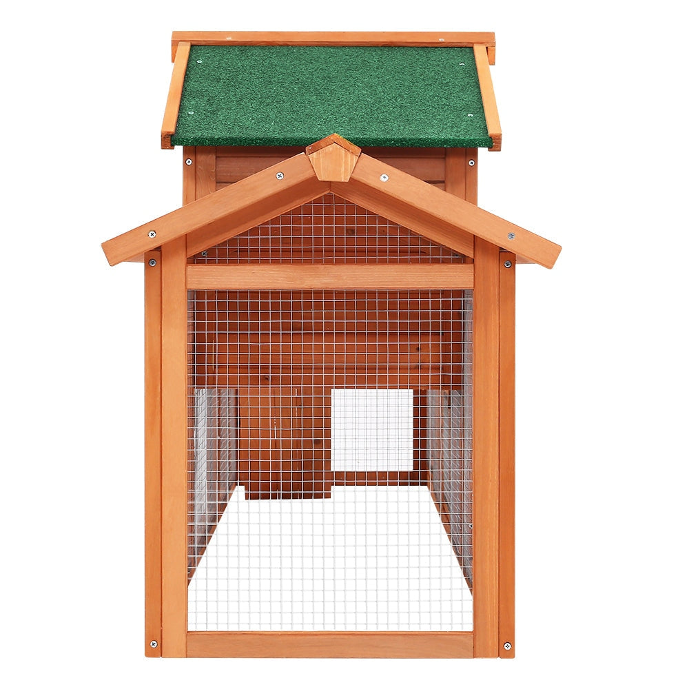 Rabbit Hutch Hutches Large Metal Run Wooden Cage Chicken Coop Guinea Pig Farm Supplies Fast shipping On sale